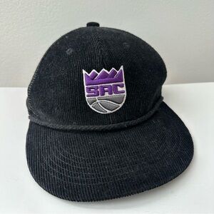 Sacramento Kings Vintage Corduroy Flat Bill Trucker - Roped Hat